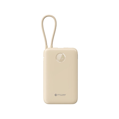 Pin sạc dự phòng Mazer PD20W 10,000mAh PowerCharge Link tích hợp cáp USB-C - Hàng chính hãng
