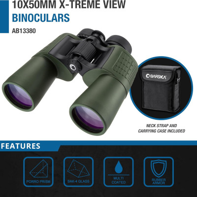 Ống nhòm Barska 10x50mm X-Treme View AB13380-Hàng chính hãng USA