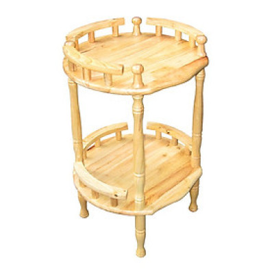 Kệ góc tròn gỗ tự nhiên