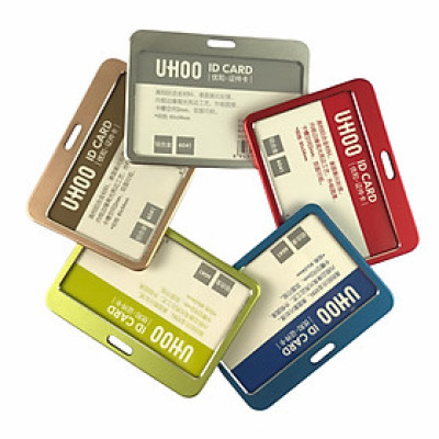 Bảng tên Uhoo 6041 8.5x5.4cm 2 mặt ngang (6)