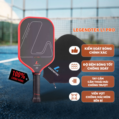 Vợt Pickleball Legendtek L1 Pro Cao Cấp - Xanh Đậm - Lõi Poly Siêu Nhẹ, Mặt Carbon Cường Lực, Kiểm Soát Toàn Diện