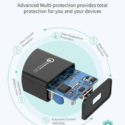 Ugreen UG20904CD122TK 18W qc3.0 sạc nhanh USB Quick Charge 3.0 màu đen - HÀNG CHÍNH HÃNG