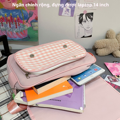 Cặp đi học, đi chơi BH Kids phong cách Lolita JK, thời trang Nhật Bản, chống nước, chống sốc, trẻ trung, cá tính - CH111