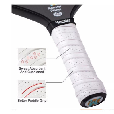 ￼1 Vợt Pickleball Mars Monster Planet Mặt Nhám Carbon Đánh Bao Ngon - Sport Tim Cán Vợt Tim Cán Vợt