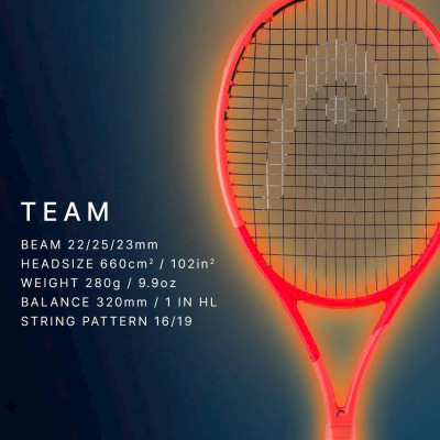 Vợt tennis HEAD Radical Team 2025 -280gr (231025)