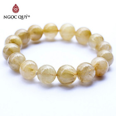 Vòng thạch anh tóc vàng mệnh thủy, kim - Ngọc Quý Gemstones