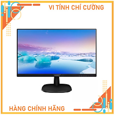 Màn hình máy tính 24inch Philips 243V7QDSBF (23.8" FHD IPS, HDMI+VGA 75Hz) - Hàng chính hãng DGW phân phối
