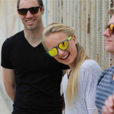 Kính mát thể thao Unisex Tifosi Swank - Gọng Satin Black, Tròng Smoke Bright Blue