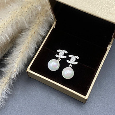  Hoa Tai, Bông Tai Bạc 925 Ngọc Trai Bạc Hiểu Minh HT379 