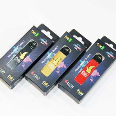 Khóa Xác Thực Mạnh VinCSS FIDO2 Touch 1 (Kết Nối USB Type-A) - Hỗ Trợ Xác Thực An Toàn Không Mật Khẩu, Chuẩn UAF/U2F/FIDO2 - Hàng Chính Hãng 