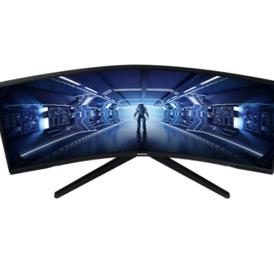 Màn Hình Cong Gaming Samsung LC34G55TWWEXXV ( 34 Inch WQHD VA (3,440 x 1,440) 165Hz / 1ms / DP 1.4 / HDMI / Jack Audio 3.5 / Freesync ) - Hàng Chính Hãng