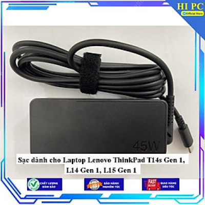 Sạc dành cho Laptop Lenovo ThinkPad T14s Gen 1 L14 Gen 1 L15 Gen 1 - Kèm Dây nguồn - Hàng Nhập Khẩu