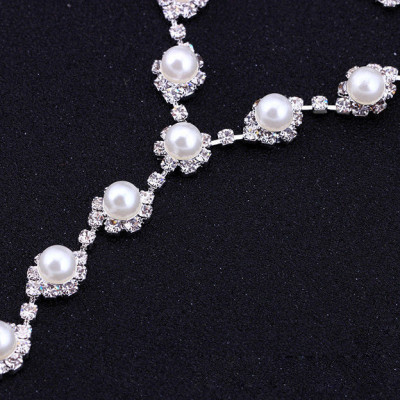 Bộ trang sức cô dâu chuỗi ngọc trai