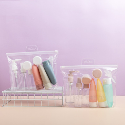 Bộ 11 Lọ Chiết Mỹ Phẩm Du Lịch Tiện Dụng Kèm Túi Đựng 11 Món- Chọn màu-Combo 11 Món Chai Chiết Du Lịch Cao Cấp – Silicone Mềm, Đa Dụng, Chuẩn Mang Lên Máy Bay