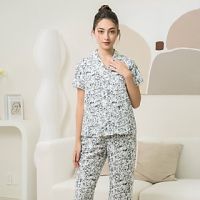 Bộ Đồ Kate Lửng Nữ Vincy Thoáng Mát  BKL102S11