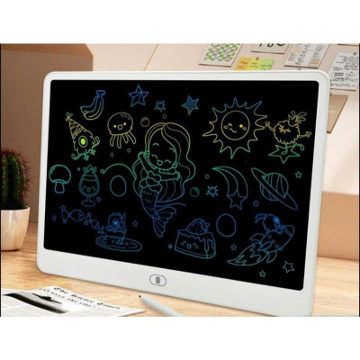 Bảng Viết Tự Xóa 8inch và 16 Inch 32x23 Đa Sắc, Bảng Vẽ Tự Xóa Màn Hình LCD Cho Bé Vừa Học Vừa Chơi