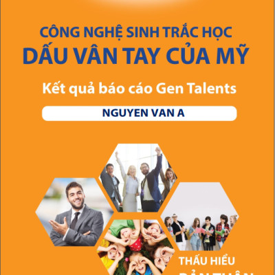 Sinh Trắc Vân Tay Gen Talents – Combo Gia đình 2 – 3 Bài Báo Cáo Đầy Đủ 4 Module – Tặng Hợp Đồng Bảo Hiểm Nhân Thọ