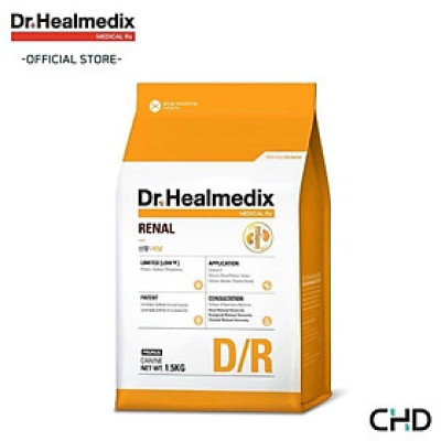 THỨC ĂN HẠT PHÒNG VÀ HỖ TRỢ CÁC BỆNH THẬN VỀ CHO CHÓ - DR. HEALMEDIX RENAL 1,5kg