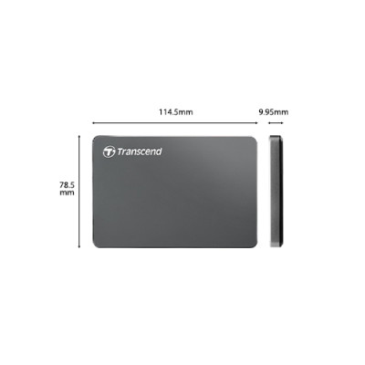 Ổ cứng di động HDD 1TB/2TB Transcend StoreJet 2.5″ C3 – Hàng Chính Hãng
