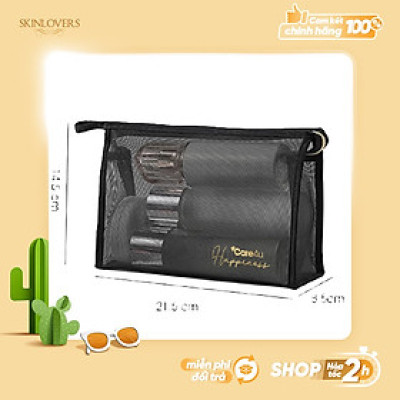 Túi đựng mỹ phẩm tiện lợi mang đi du lịch Care4u 21.5x8.5x14.5 cm
