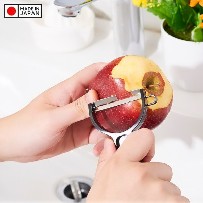Nạo củ quả Echo, lưỡi bằng thép không gỉ, sắc bén và xoay nghiêng rất tiện dụng - nội địa Nhật Bản 