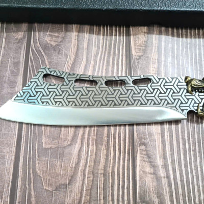 DAO BẾP , DAO CHẶT THÉP KHÔNG RỈ CAO CẤP MÃ A8 TR12 NTVN top