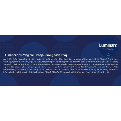 Đĩa Sâu Thủy Tinh Luminarc Diwali Lines 20cm đựng thức ăn, kháng vỡ, cường lực - Bộ 3 đĩa - Q1662