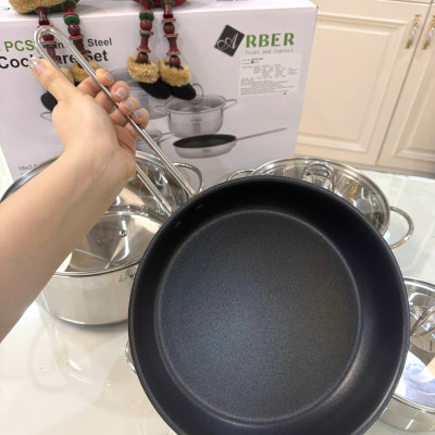 Bộ nồi inox 5 món SALMON hàng chính hãng