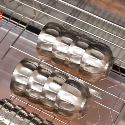 Tô canh hai thành inox hồng gold iMAT