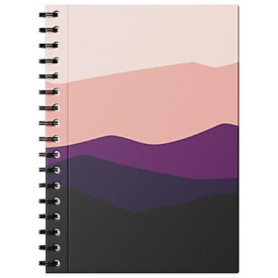 Sổ Lò Xo A6 Giấy Trơn - 160 Trang 80gsm - Nature On Sunset - The Sun 04