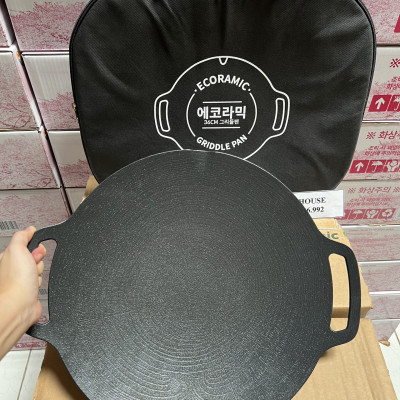 Chảo Đá Nướng Chống Dính Đáy Từ Cao Cấp Ecoramic Size 32x29cm Size 36cm