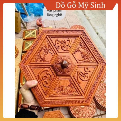 Khay Đựng Bánh Kẹo, Khay Đựng Mứt Tết Phúc Lộc Thọ Bằng Gỗ Hương Cao Cấp, Sang Trọng 