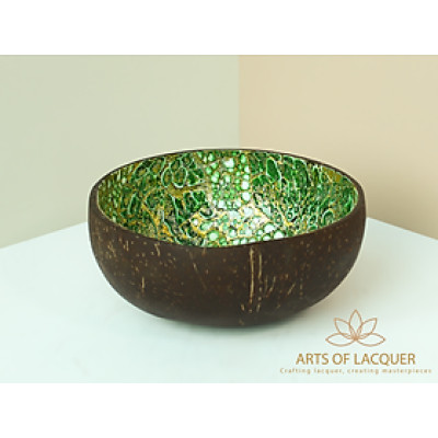 Bát Gáo Dừa Lục Bảo Dát Vàng