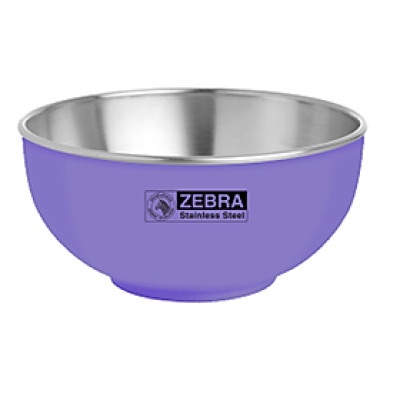 Chén 2 lớp, đường kính 11cm, bằng inox - Chính Hãng Zebra (124-004)
