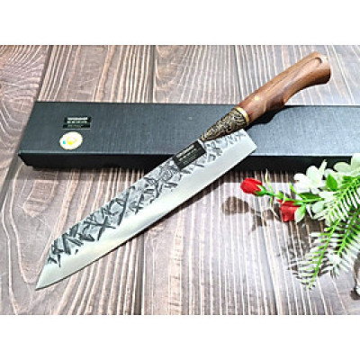 DAO BẾP - DAO THÁI HOA VĂN KHÂU ĐỒNG MÃ A5 DT157 NT topcomshop vn