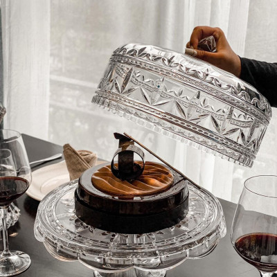 Chân bồng Bohemia Tulip 32cm có nắp