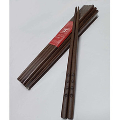 Bộ 10 đôi đũa ăn cao cấp đũa đẹp đũa sạch.