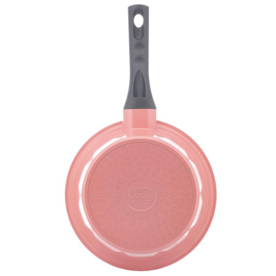 Nồi đúc ceramic vân đá chống dính đáy từ 18cm Green Cook GCS02-18IH - Hàng chính hãng