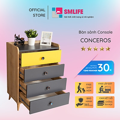 Bàn sảnh ra vào gỗ hiện đại SMLIFE Conceros