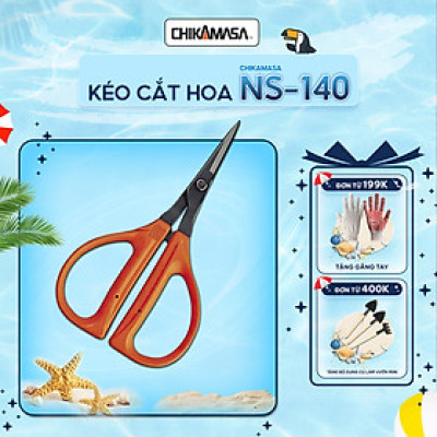 Kéo cắt hoa cao cấp Nhật Bản Chikamasa NS-140