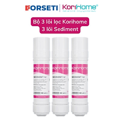 Combo 3 lõi lọc nước Sediment KoriHome  - Hàng Chính Hãng
