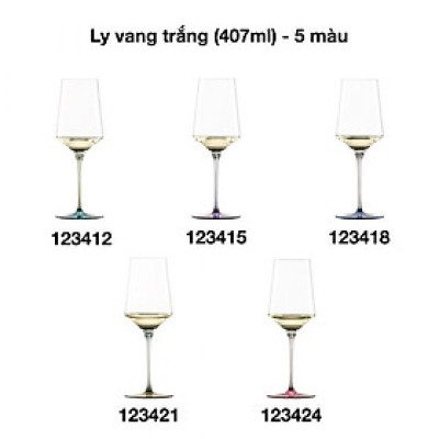 Ly Rượu Vang Trắng Pha Lê Zwiesel Ink 22.9cm 407ml Hàng chính hãng