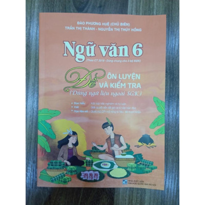 Sách - Combo 2 cuốn Ngữ Văn 6 - Đề ôn luyện và kiểm tra + Phương pháp đọc hiểu và viết ( dùng ngữ liệu ngoài sgk )