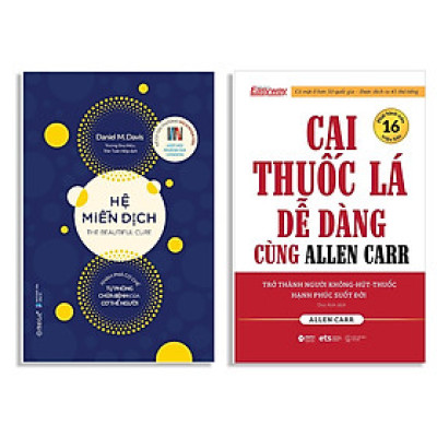 Combo Sách : Hệ Miễn Dịch - Khám Phá Cơ Chế Tự Phòng Chữa Bệnh Của Cơ Thể Người + Cai Thuốc Lá Dễ Dàng Cùng Allen Carr