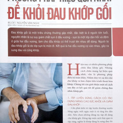 Y Học Phổ Thông Dành Cho Mọi Người - Chuyên Đề: Thuốc Nam Và Xương Khớp 2