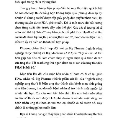 Sách - Ung Thư - Sự Thật, Hư Cấu Và Gian Lận Và Những Phương Pháp Chữa Bệnh Không Độc Hại (Tái Bản 2025)