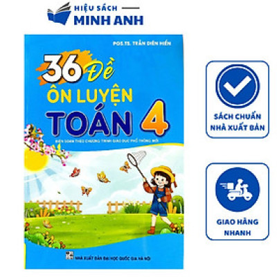 Sách - 36 đề ôn luyện Toán 4