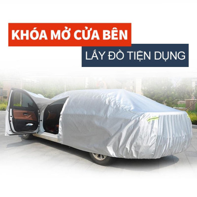 Bạt phủ xe ô tô 7 chỗ cỡ to Toyota Fortuner , áo chùm phủ kín bảo vệ xe ô tô chất liệu vải dù oxford cao cấp