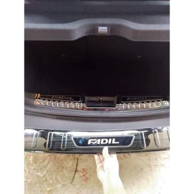 Ốp chống trầy cốp trong ngoài DÀNH CHO xe Vinfast Fadil 2020 - titan