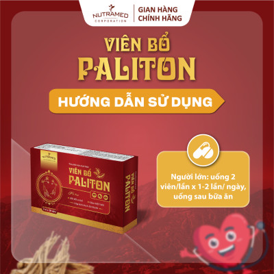Viên uống Paliton hỗ trợ bổ huyết, giúp ăn ngon, bồi bổ cơ thể (30 viên) - Nutramed